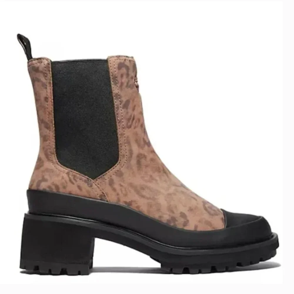 NEW TIMBERLAND WOMENS KORI PARK 2.0 CHELSEA BOOT - LEOPARD